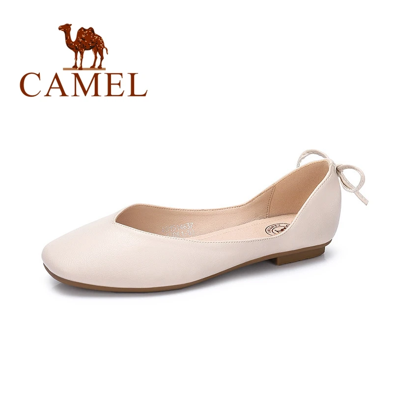 CAMEL/Новинка 2019 года сезон весна повседневная обувь женские балетки тонкие туфли