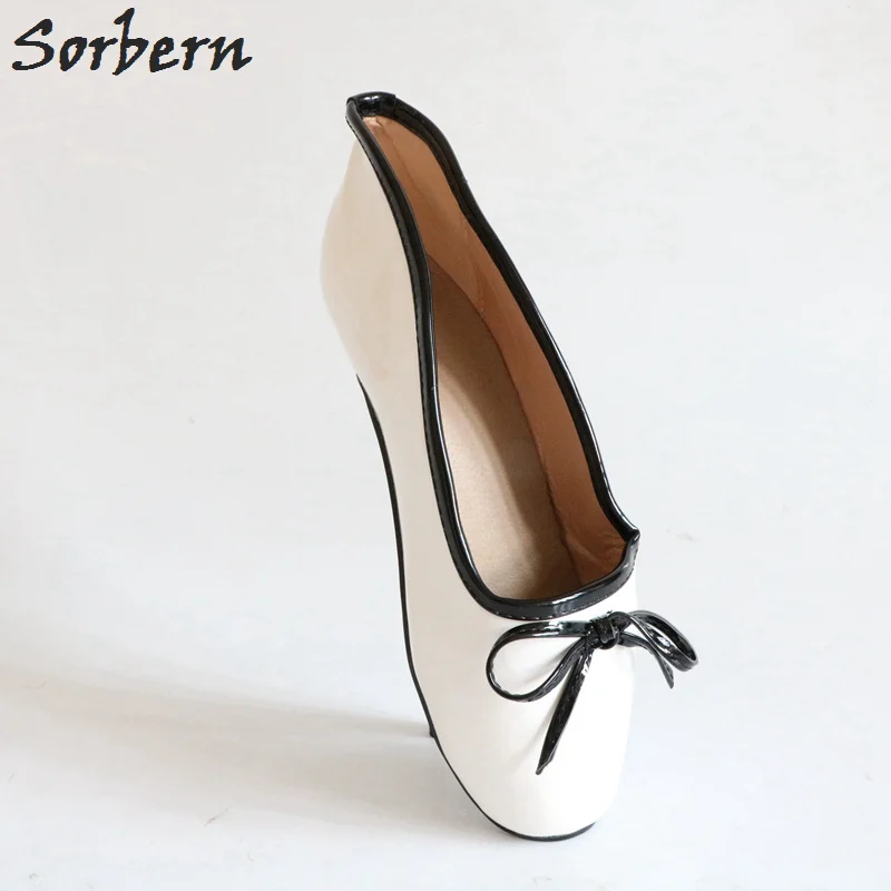 Sorbern Slip On Ballet Heel Shoes Women Pumps Fetish Tiptoe Heels Women Pump Slip On Heels Sexy Women 2018 Shoes 18Cm Heels