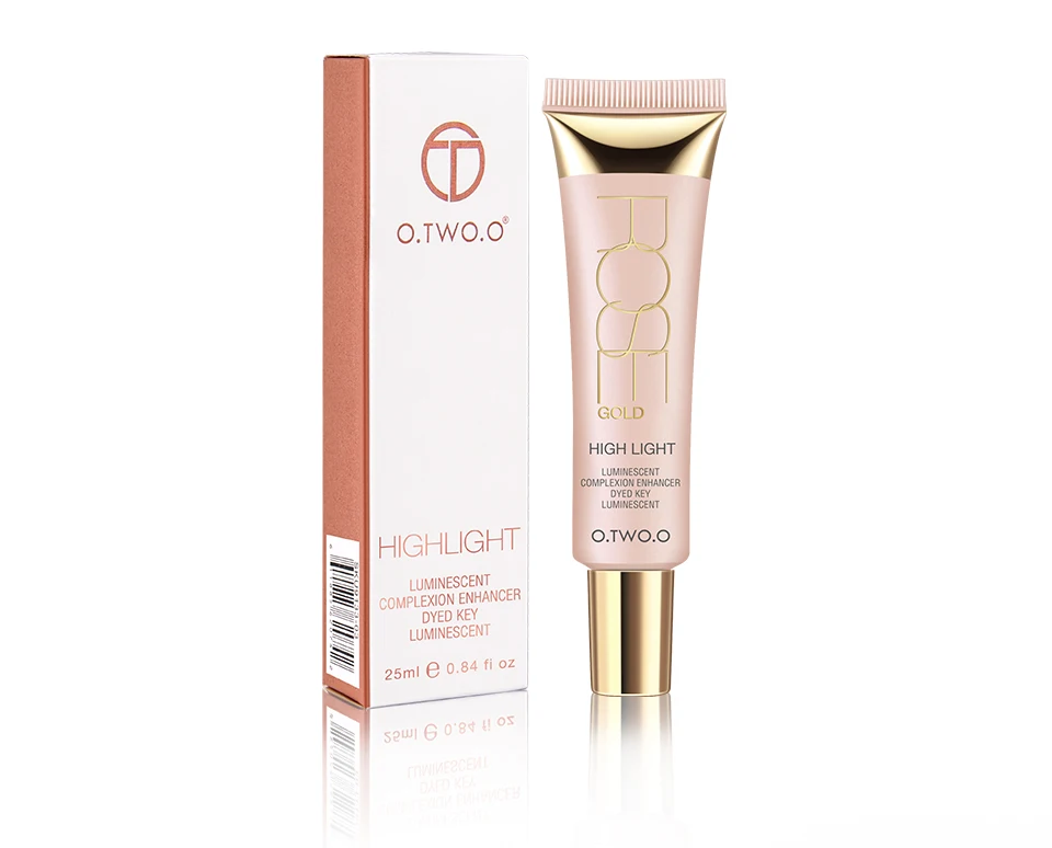 Camada de Base de Primer Destaque para Dropshipping Lote Brilho Iluminador Creme 25ml Corretivo Contorno 2 Pçs - 10 Bronzeadores e iluminadores