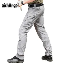 Спецназ, военные, тактические штаны, мужские, большие, мульти карманы, армейские, брюки-карго, повседневные, хлопковые, защитные, брюки