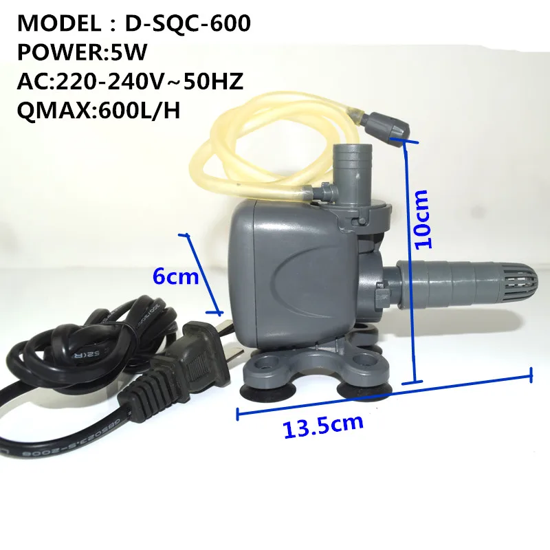 HONGKONG DAZS mini Aquarium pump fish tank submerisble motor pump 2in1 water pump