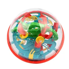 Большой 100 шагов волшебный, Интеллектуальный лабиринт мяч трек головоломка игрушка игра дети взрослые магнитные шарики игрушки для детей