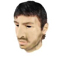 Реалистичная маска на голову человека, Вечерние Маски из латекса, реквизит на Хэллоуин, Вечерние Маски для косплея