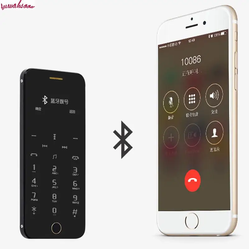 Anica T9 A9+ мини мобильный телефон, две sim-карты, Bluetooth, набор номера, OLED дисплей, сенсорный ключ, синхронизация, анти-потеря, кредитная карта