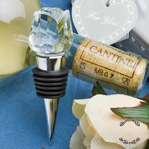Murah Pernikahan Kristal Mawar Botol Anggur Stopper Dengan Kotak Hadiah Indah Perak Kecil 13*7.6*4.2 CM Pabrik Langsung jual spesifikasi Pernikahan Kristal Mawar Botol Anggur Stopper Dengan Kotak Hadiah Indah Perak Kecil 13*7.6*4.2 CM Pabrik Langsung jual