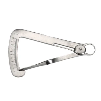 

New Stainless Steel Autoclavable Caliper Dental Surgical Dentist Lab Dental Ruler 0-10mm Surgical Ruler Measuring Tools TSLM2