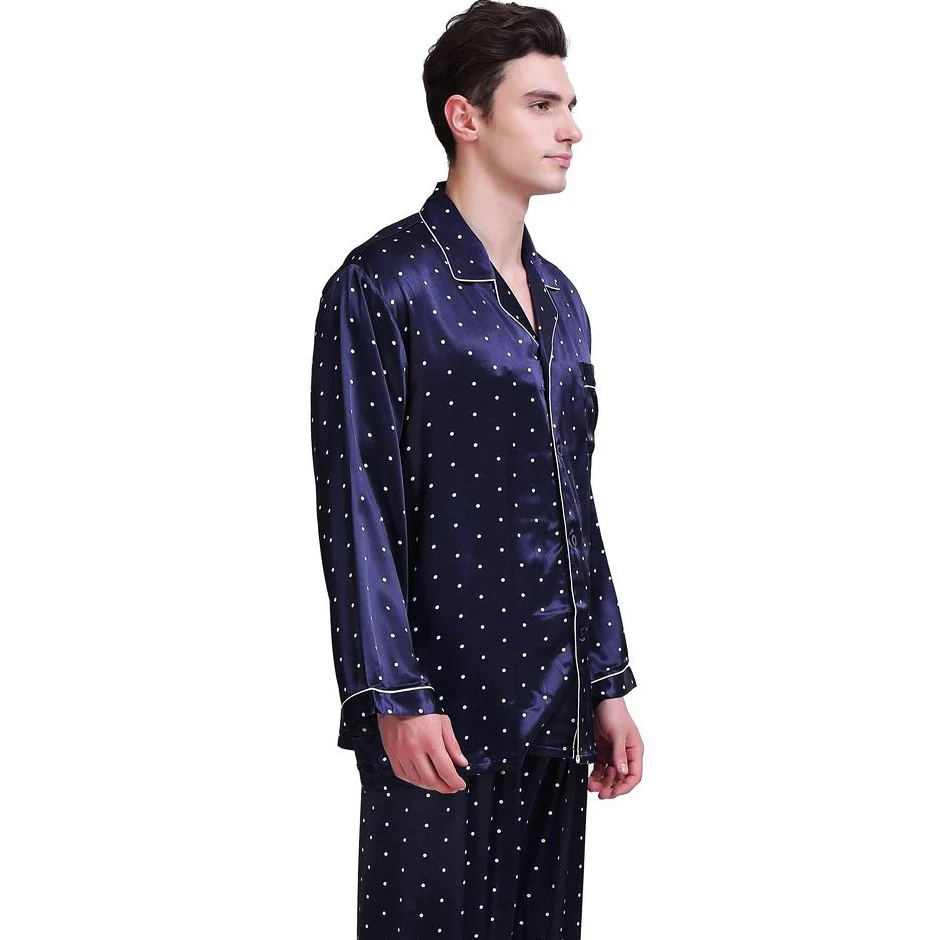 Pajamas set Silk pajamas Man pajamas set Satin pajama set Mens Silk Satin Pajamas Set Pyjamas Set PJS Sleepwear Loungewear U.S,S,M,L,XL,XXL,4XL