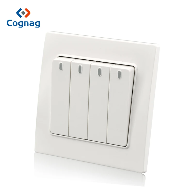 Cognag настенный выключатель светильник 4 позиционный белый короткий модный с