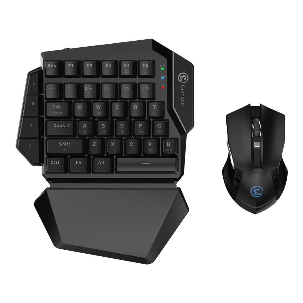  GameSir Z2 Gaming Wireless Keypad and Mouse Combo 2.4GHz One-handed Mechanical Keyboard With 4 Sili