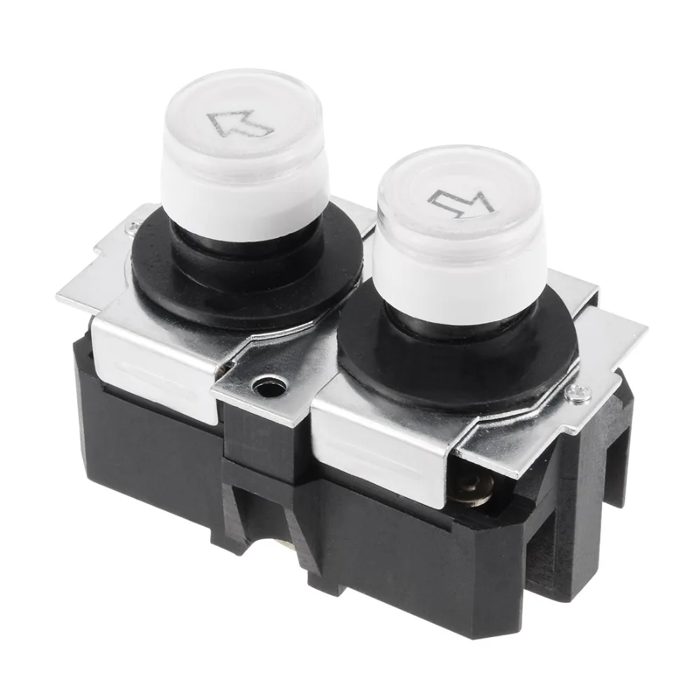 

UXCELL Rainproof Switches Hoist Crane Pendant Control Station Push Button Switch Up Down 2 Ways Black For Open-air Rain Snow