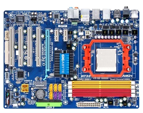 Материнская плата для Gigabyte оригинальная б/у настольного ПК с процессором AM2 DDR2