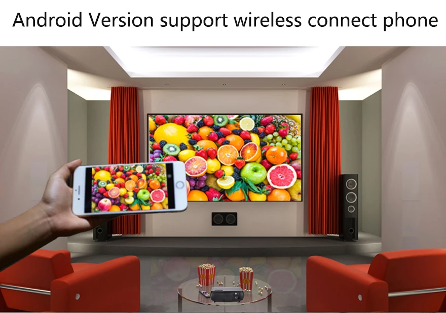 M2 Android Wifi Projector LED Home Theater Proyector (25)