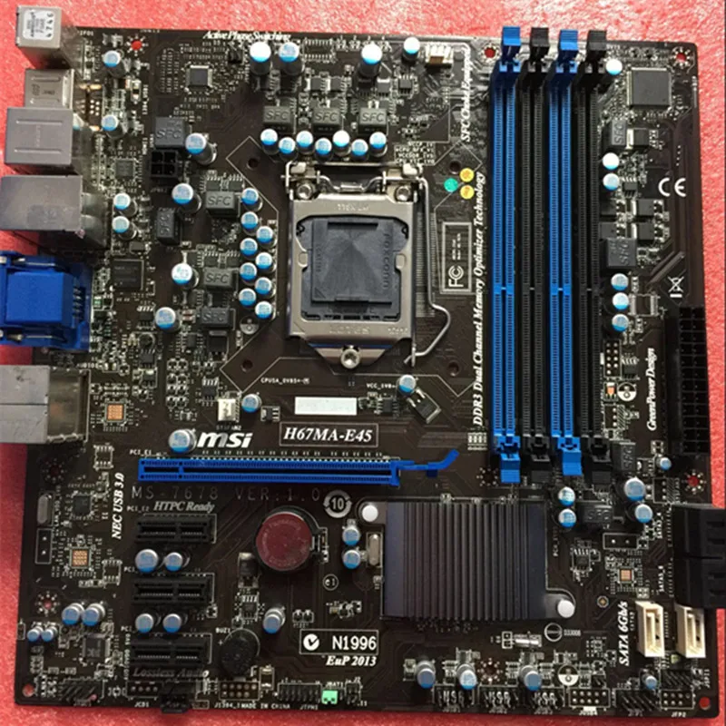 For MSI H67MA E45(B3) Original Used Desktop Motherboard H67 Socket LGA
