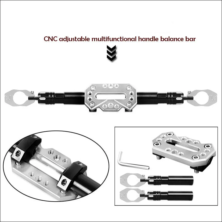 7/" 22 мм Регулируемая мотоциклетная крестовина усиленная арматурная рукоятка руль ручной рычаг головное балансирующее рулевое колесо