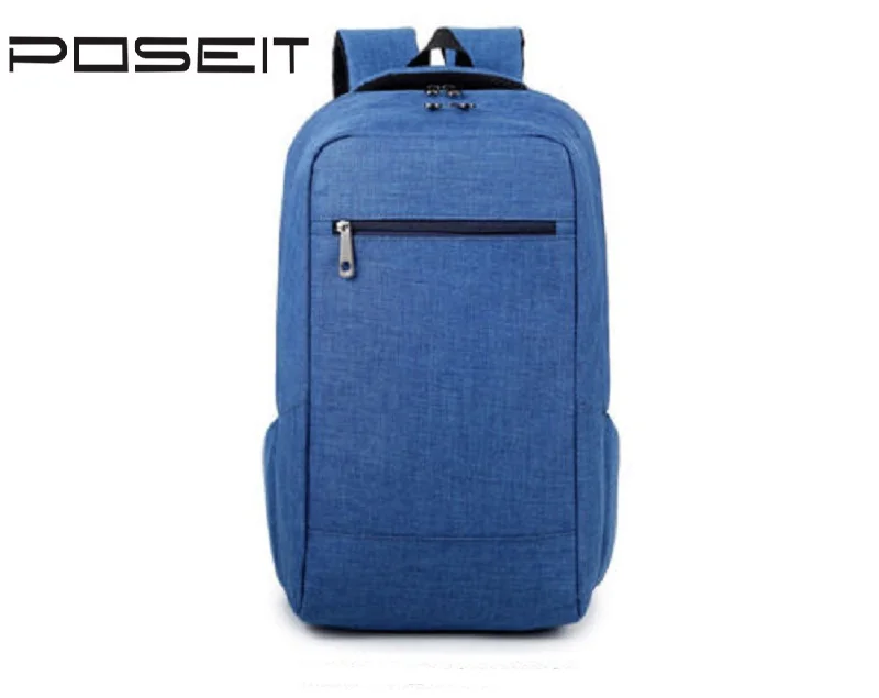 

POSEIT Brand Canvas Men's Backpack Bag 14.1 15.6 Inch Laptop Notebook Mochila for Men Waterproof Back Pack school backpack bag