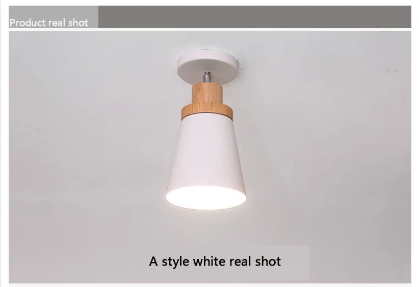 Conduziu a Luz de Teto de Madeira Lâmpadas para Corredor Moderno Nordic Luminair Ferro Metal Corredor Madeira Cinza Branco Luminária Barra 10 corredor corredor madeira cinza branco luminária barra