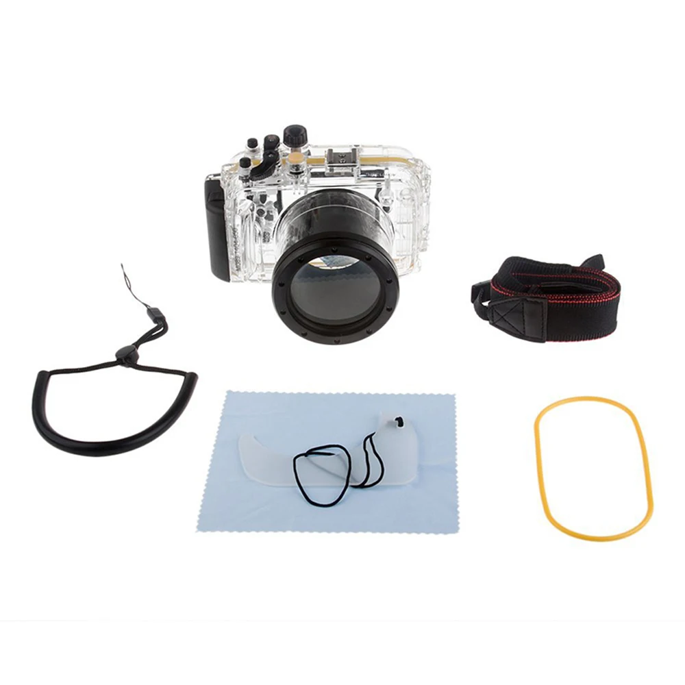 Meikon 40m Waterproof Underwater Camera Housing Case Bag For Panasonic