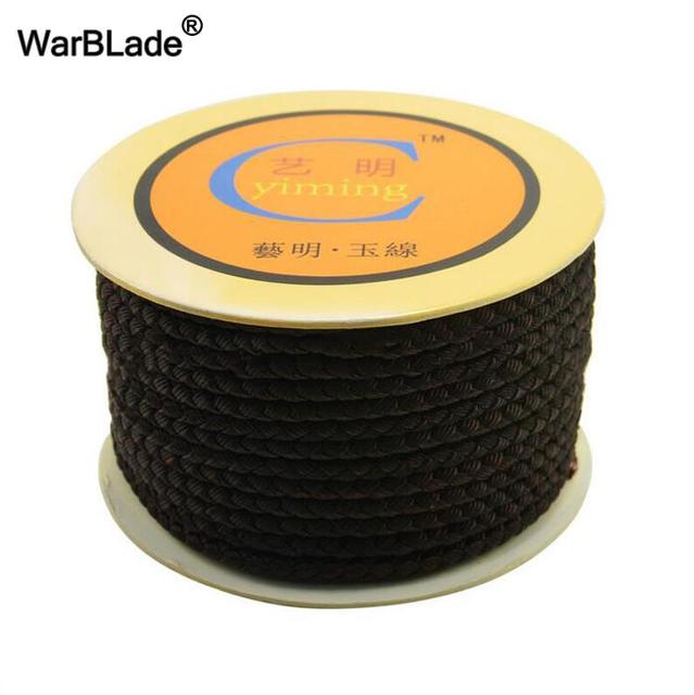 4mm Cotton Cord Nylon Thread Chinese Knot Macrame Cord Plastic String Beaded Rope For DIY Bracelet Necklace Jewelry Making