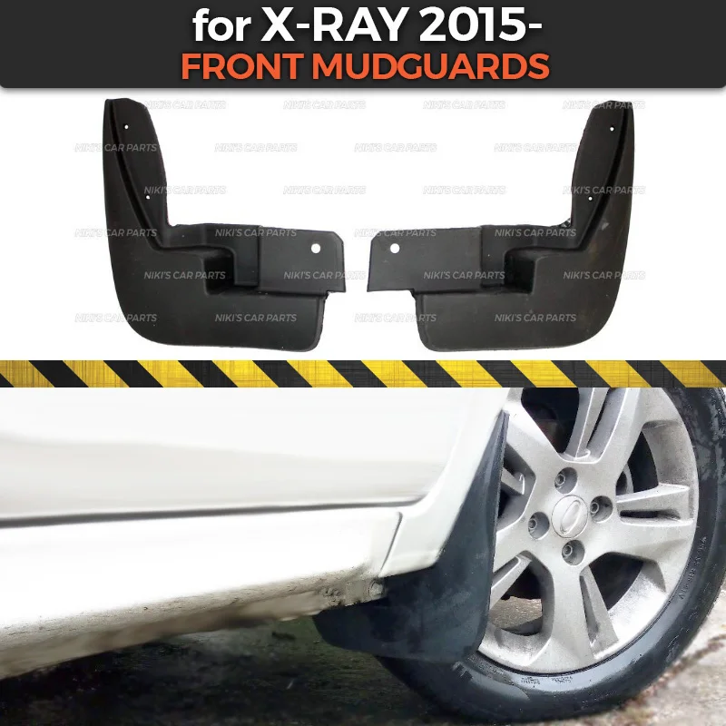 

Mudguards for Lada X-Ray 2015- on front wheels trim accessories mud flaps broad splash guards mud car