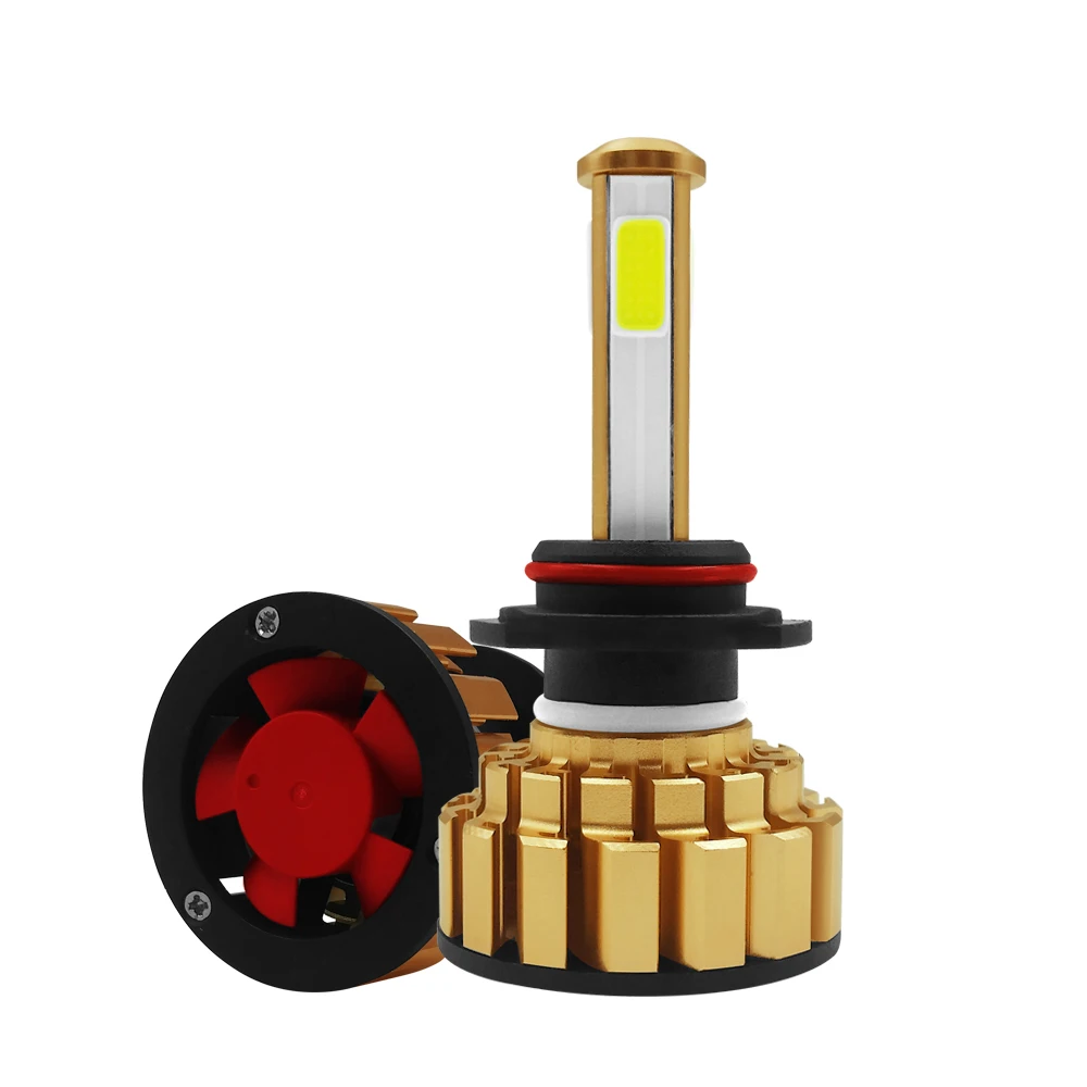 2 шт. COB комплект автомобильных светодиодных фар 9006 9005 H11 LED H4 H7 светодиодные лампы