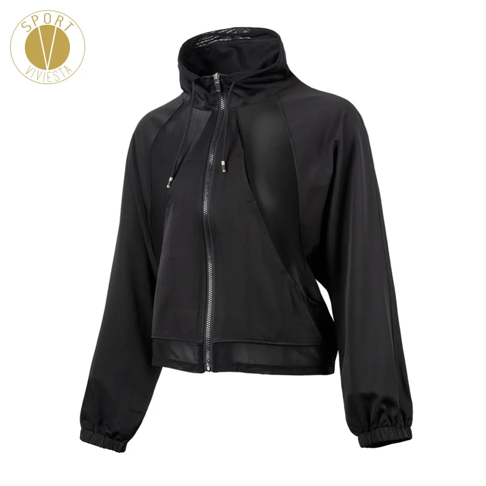 

Mesh Relaxed Fit Track Jacket Women's Gym Run Yoga Daily Stylish Trendy Light Windproof Shell Jacket Wind Breaker Windbreaker