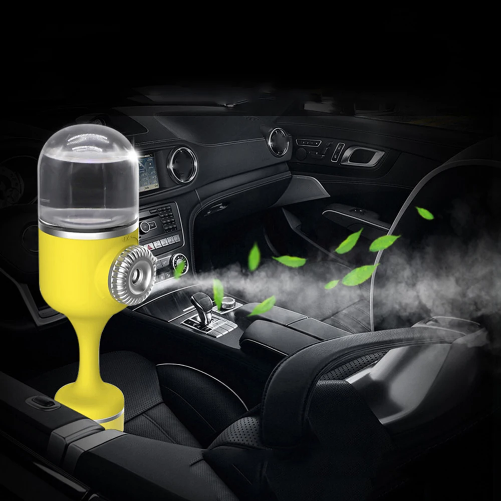 

1pcs Mini Creative Car Aromatherapy Humidifier USB Charging Purifier Automotive Electronics Ultrasonic Humidifier Car Styling
