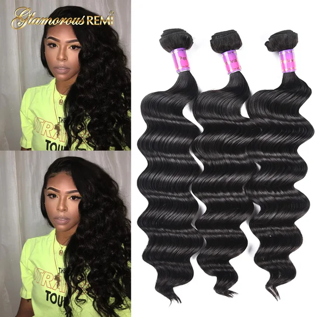 Best Offers Peruvian Virgin Hair Loose Wave 3 Bundles 8A Unprocessed Loose Deep Wave Wet and Wavy Human Hair Extensions Natural Black Color Best Offers Peruvian Virgin Hair Loose Wave 3 Bundles 8A Unprocessed Loose Deep Wave Wet and Wavy Human Hair Extensions Natural Black Color