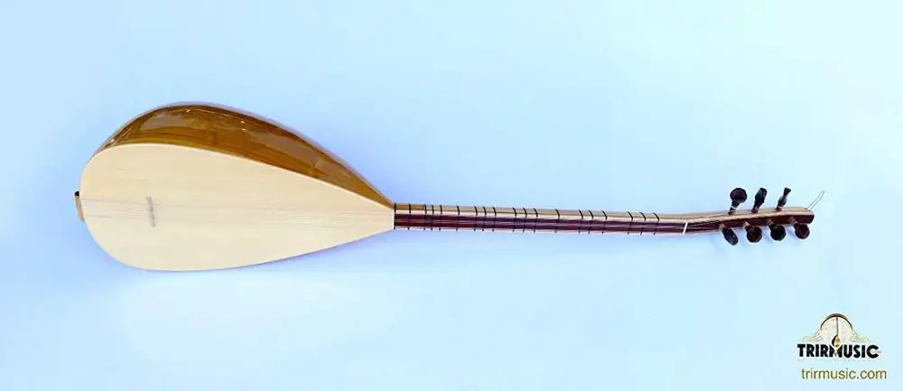 Турецкая профессиональная Аль короткий шейный резной баглама SAZ для продажи MSS-107