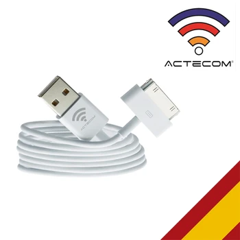 

ACTECOM CABLE USB 1 METROS CARGA Y DATOS PARA IPHONE 4-4S IPOD TOUCH IPAD 2 3