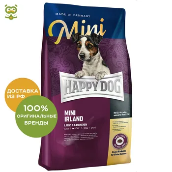 

Happy Dog Supreme Mini Irland food for adult dogs of small breeds prone to allergies, Rabbit, 300 g