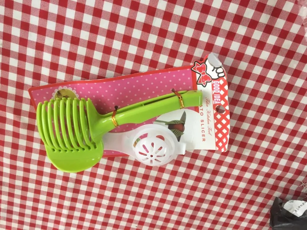 1PC Plastic Green Manual Slicers Tomato Slicer Fruits Cutter Tomato Lemon  Cutter Assistant Lounged Cooking Holder Kitchen Tool C - Price history &  Review, AliExpress Seller - Tinys Kitchen Store