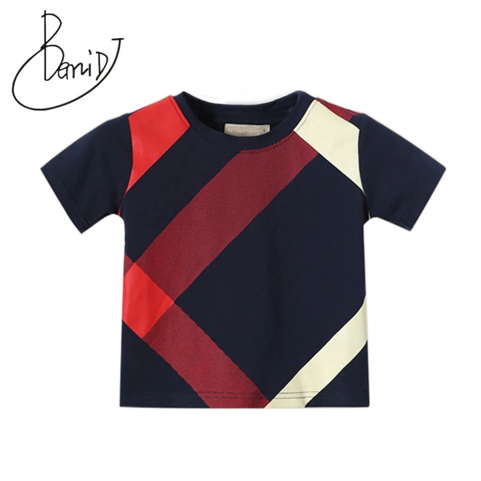 

Boys Tops Summer clothes 2018 O-Neck Short Sleeve Cotton European and American Style Boy Tee Polo Shirt Brand Children's T-shirt
