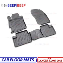 Автомобильные коврики для Mitsubishi Lancer X 2007-, автомобильные коврики, автомобильные коврики, водонепроницаемые пылезащитные автомобильные стильные украшения интерьера