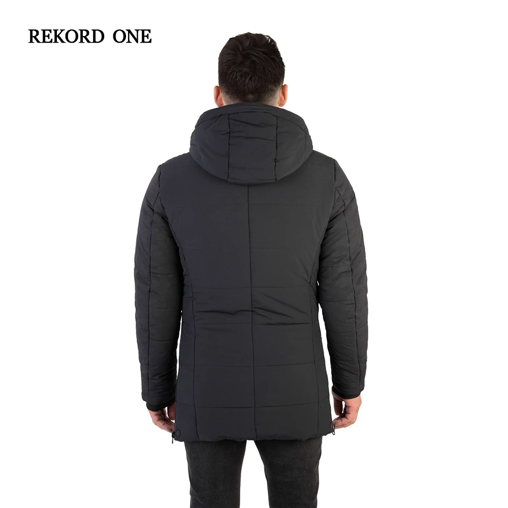 REKORD ONE Новинка 2019 Парка мужская зимняя. Зимняя куртка. Одежда из хлопка