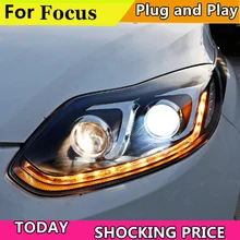 Car Styling For Ford Focus MK3 headlights 2012 2013 2014 Dynamic turn signal Headlight front Bi-Xenon Lens Double Beam HID KIT Car Styling For Ford Focus MK3 headlights 2012 2013 2014 Dynamic turn signal Headlight front Bi-Xenon Lens Double Beam HID KIT