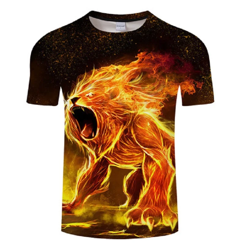 

Fashionable men's and women's t-shirts, 3d printed pride of fire lion t-shirts interesting south side serpents t-shirts