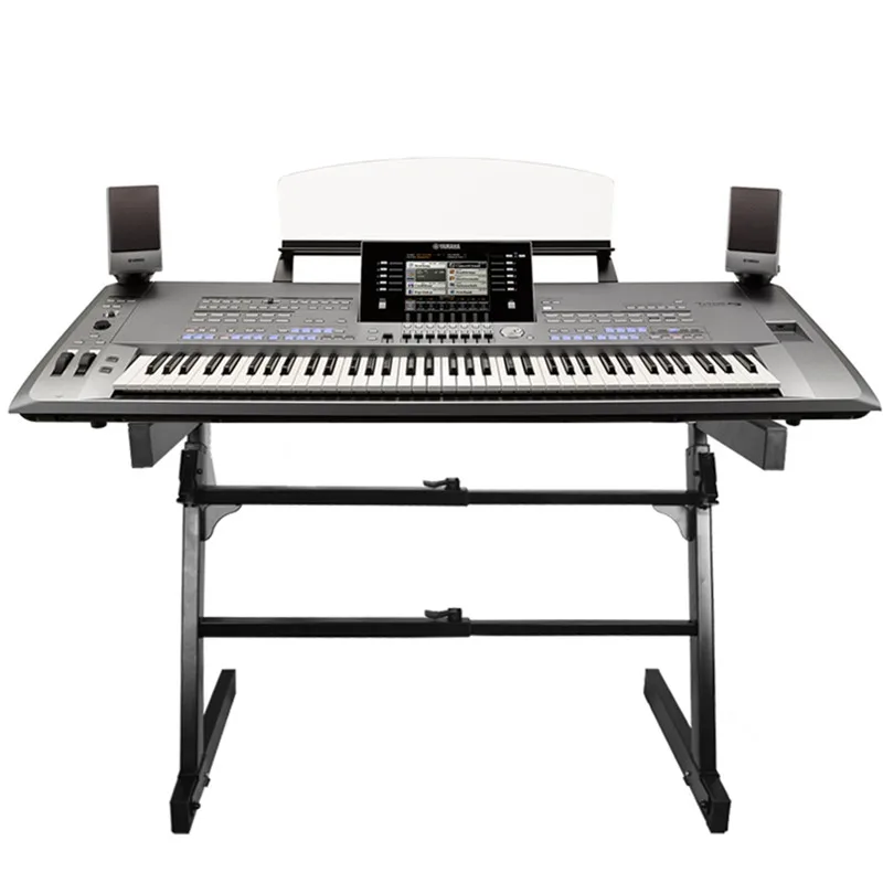 

US Z-Type Adjustable DJ Mixer 61/88 Keyboard Piano Stand Piano Holder Keyboard Heavy Bracket Support Music Instrument Parts