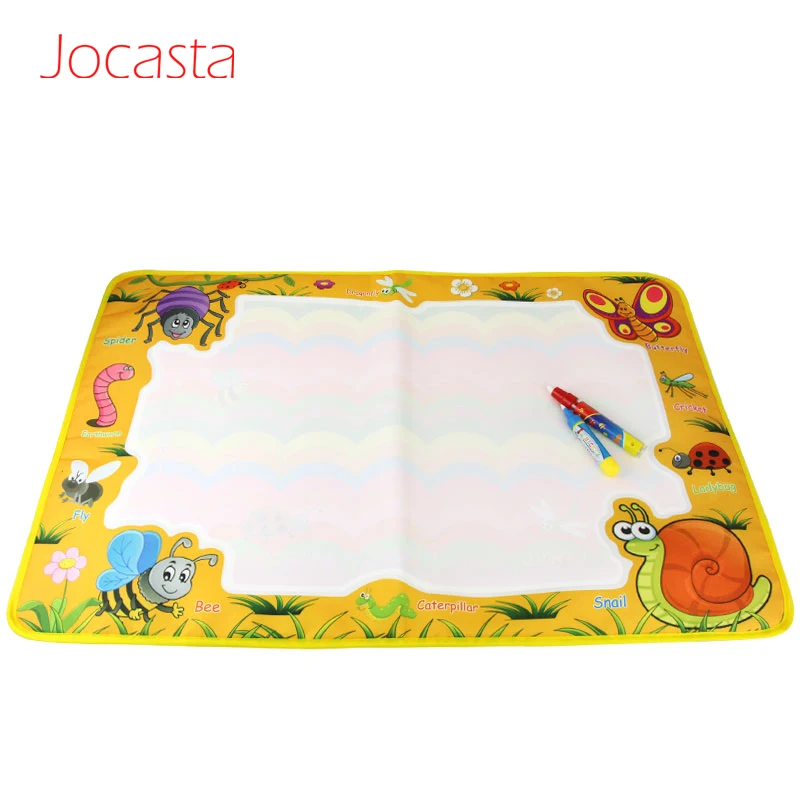 74x49cm Magic Water Drawing Mat Kids Writing Painting Rug Doodle