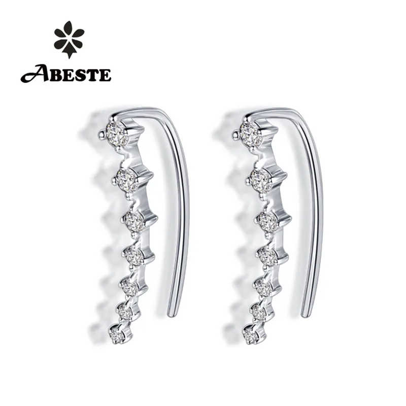 

ANI 18K Gold FashionEarrings Women Engagement Stud Earrings 0.17 CT Certified I/SI Natural Diamond Jewelry Gold Earrings aretes