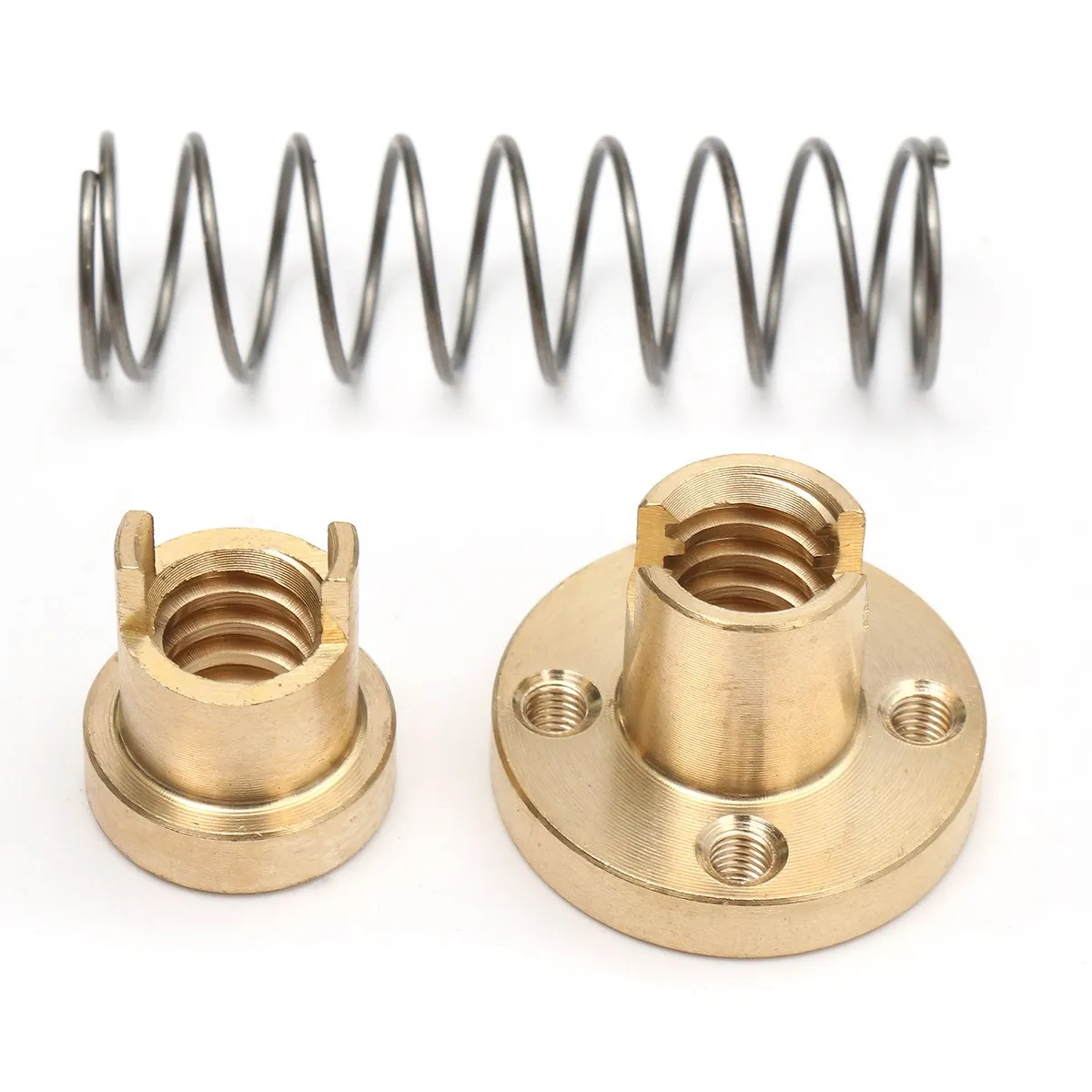 

3D Printer Parts T8 Anti Backlash Spring Loaded Anti-Backlash Nut for 4mm thread Rod Lead Screws