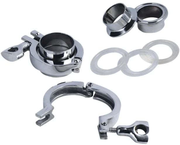 Free shipping 4'' 102MM Weld on Ferrule + Tri Clamp Silicon Gasket SS 304 | Обустройство дома