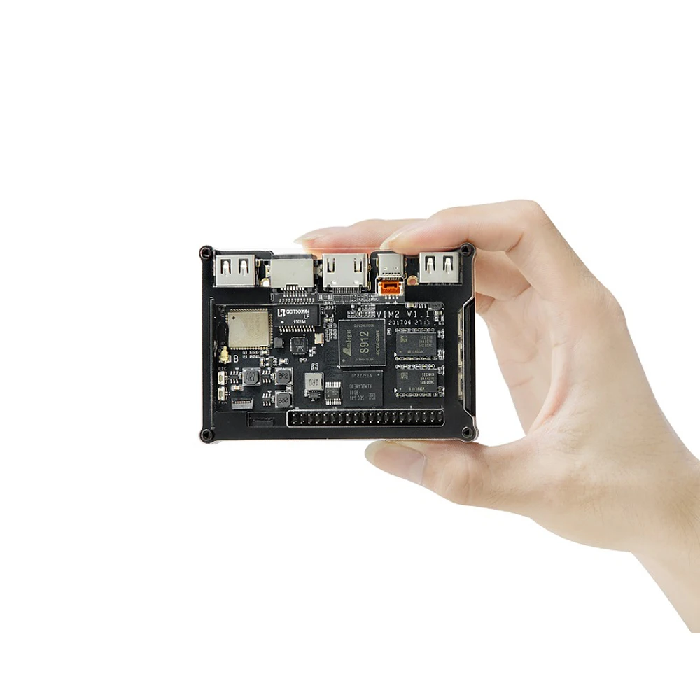 Khadas VIM2 Basic Powerful Single Board Computer Octa Core with MIMOx2 WiFi AP6356S WOL Amlogic S912 DIY Box