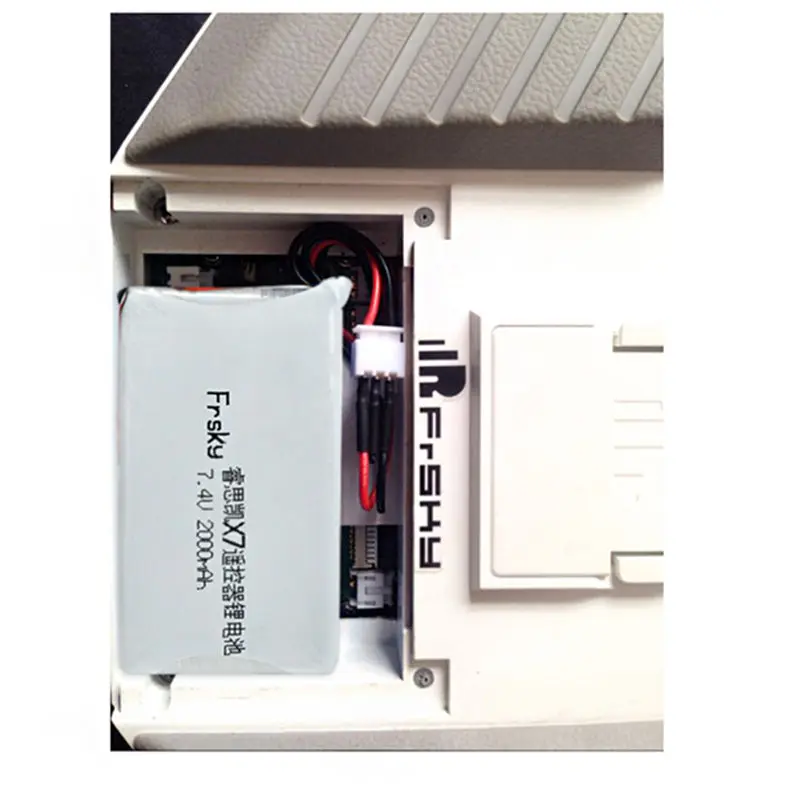 7.4V 2S 2000mAh 8C Rechargeable Lipo Battery for Frsky ACCST Taranis Q X7 Transmitter Remote Controller Spare Part for RC Models