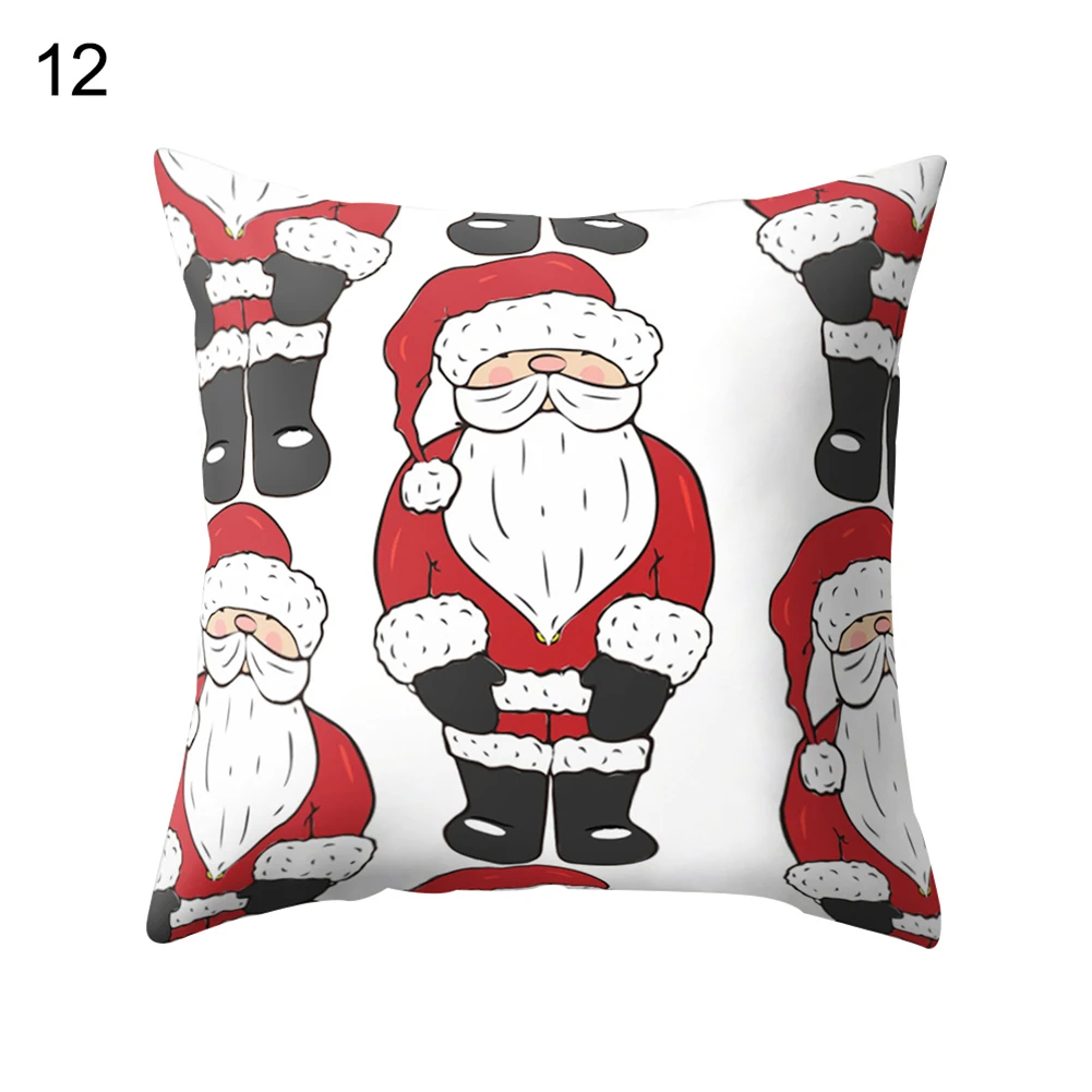 Рождество Лось Снеговик Пледы Наволочки дома Талия крышка|pillow case|throw pillow casespillow case