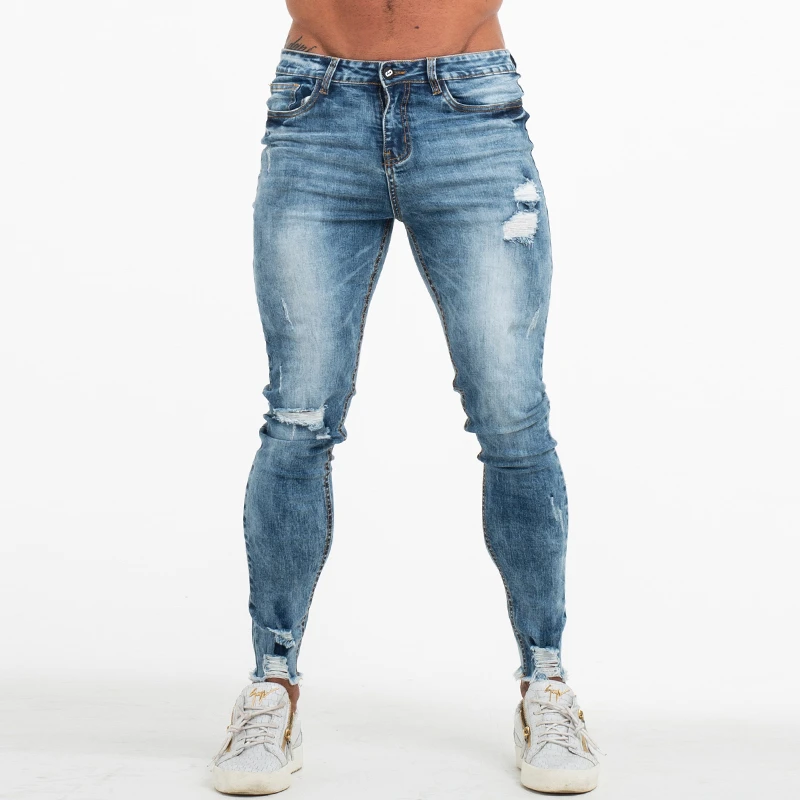 mens jeans narrow bottom