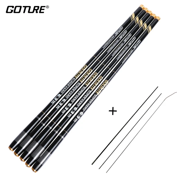 US $14.18 Goture GOLDLITE Carp Fishing Rod 3.6M 4.5M 5.4M 6.3M 7.2M Lake & Stream 2:8 Power High Carbon Teles