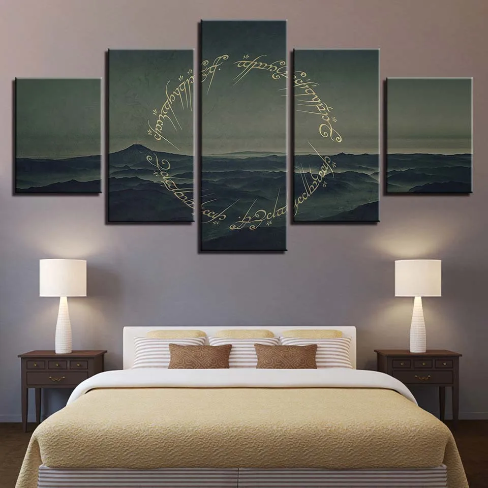 Wall Art Canvas Pictures Framework Home Decoration Room 5 Panel Movie