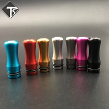 Hot Sale !!! Round Metal Drip Tip Head Metal Round Mouthpiece For EGO Atomizer 510 series DCT Vivi Nova Cartomizers