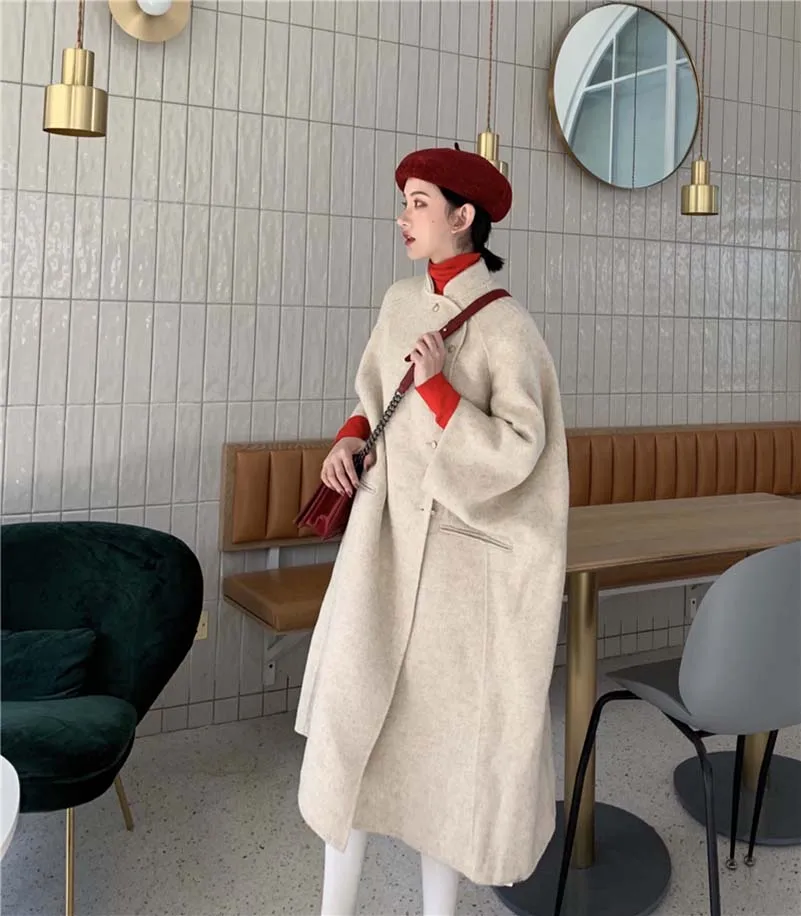 Размера плюс casaco feminino inverno со стоячим воротником куртка ветровка в стиле ретро