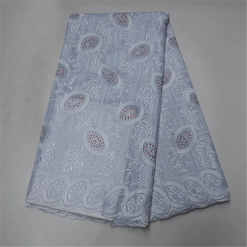 

Free Shipping !!! high quality african swiss voile lace big swiss lace fabric with stones for ladies dress making
